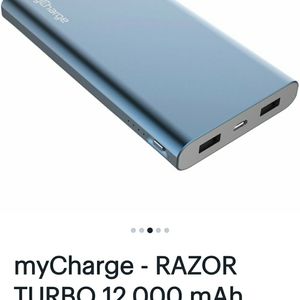 Mycharge razor turbo portable charger